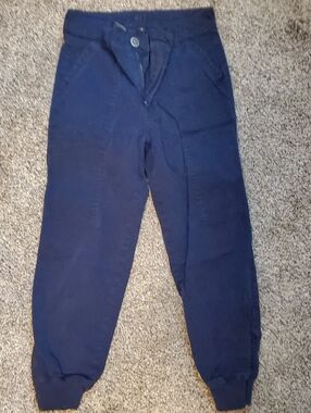 Kut from the Kloth Navy High Rise Crop Jogger